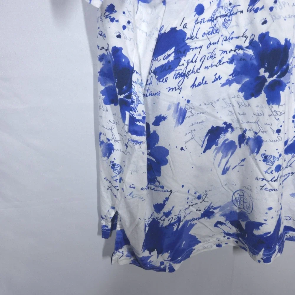 Ralph Lauren Polo Golf British West Indies XXL  Mens Blue Script 100% Cotton